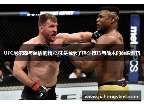 UFC尼尔森与温盾的精彩对决揭示了格斗技巧与战术的巅峰对抗